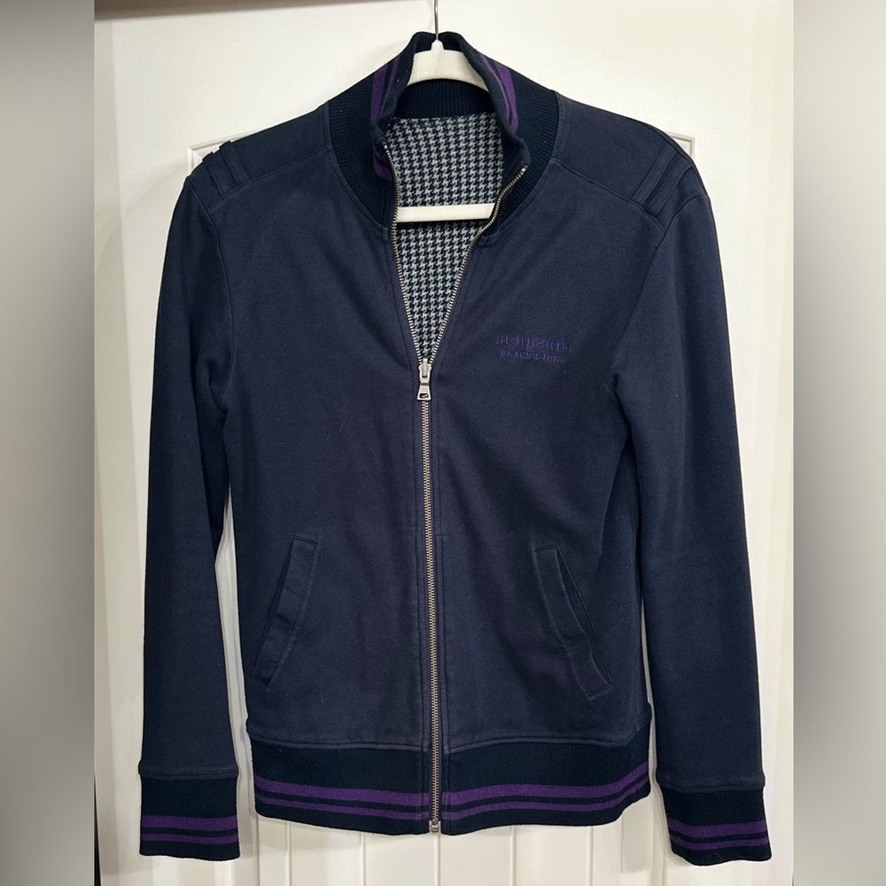 Burberry zip sweater/jacket 💜💙